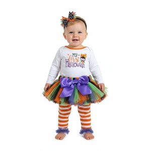 Baby Essentials My First Halloween Owl Tutu 4 Piece Set Size 3 Months